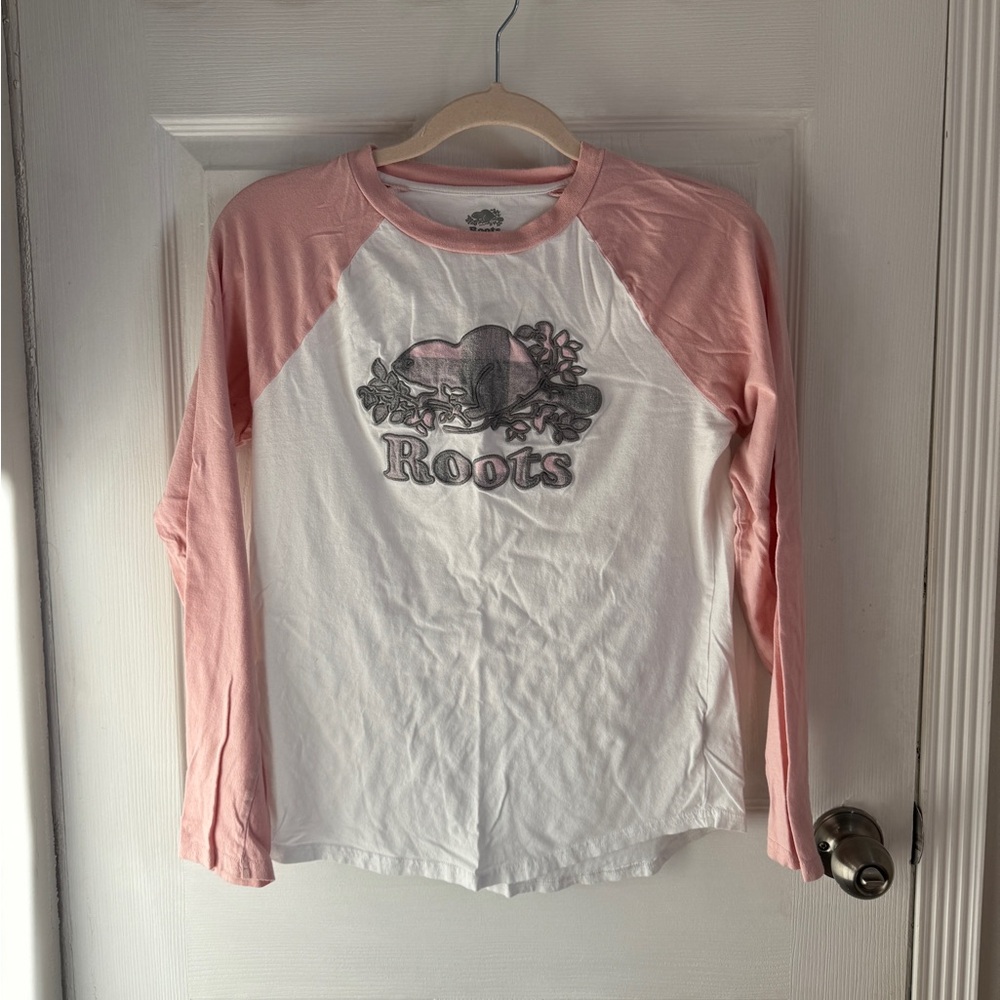 Roots Park Plaid Pajama Top in Pink/White